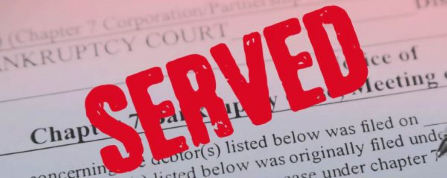 You've been served!